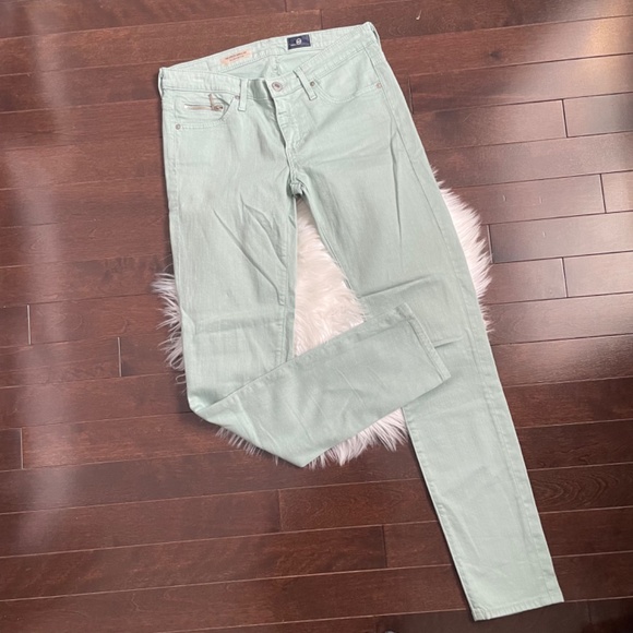 AG Adriano Goldschmied The Stevie Ankle Zip Slim Straight Leg Size 26R - Picture 2 of 13